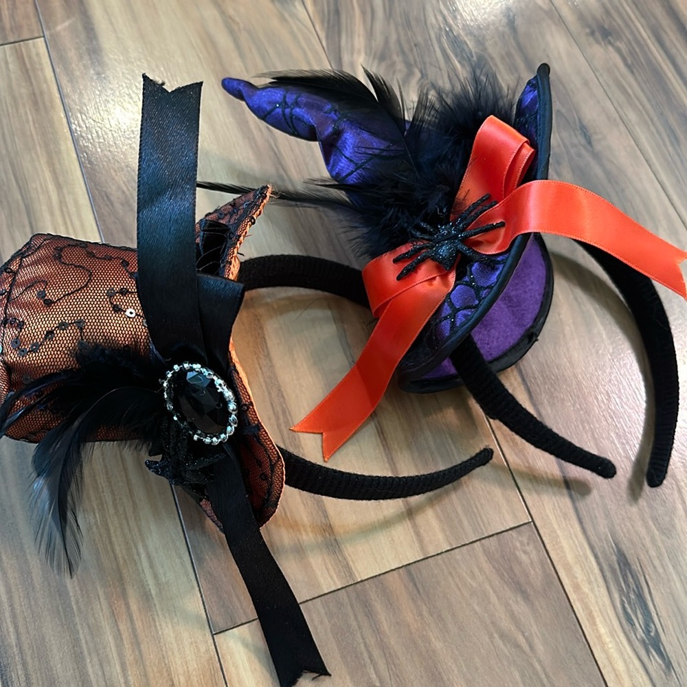 Little Halloween hat headbands